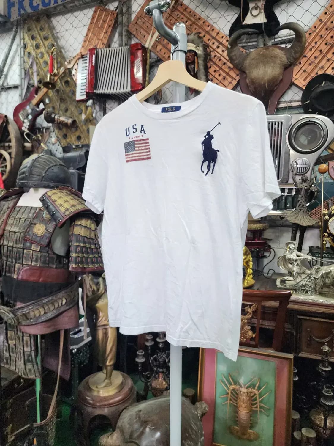 [POLO RALPH LAUREN] 폴로랄프로렌 USA성조기 반팔 L 상품이미지2