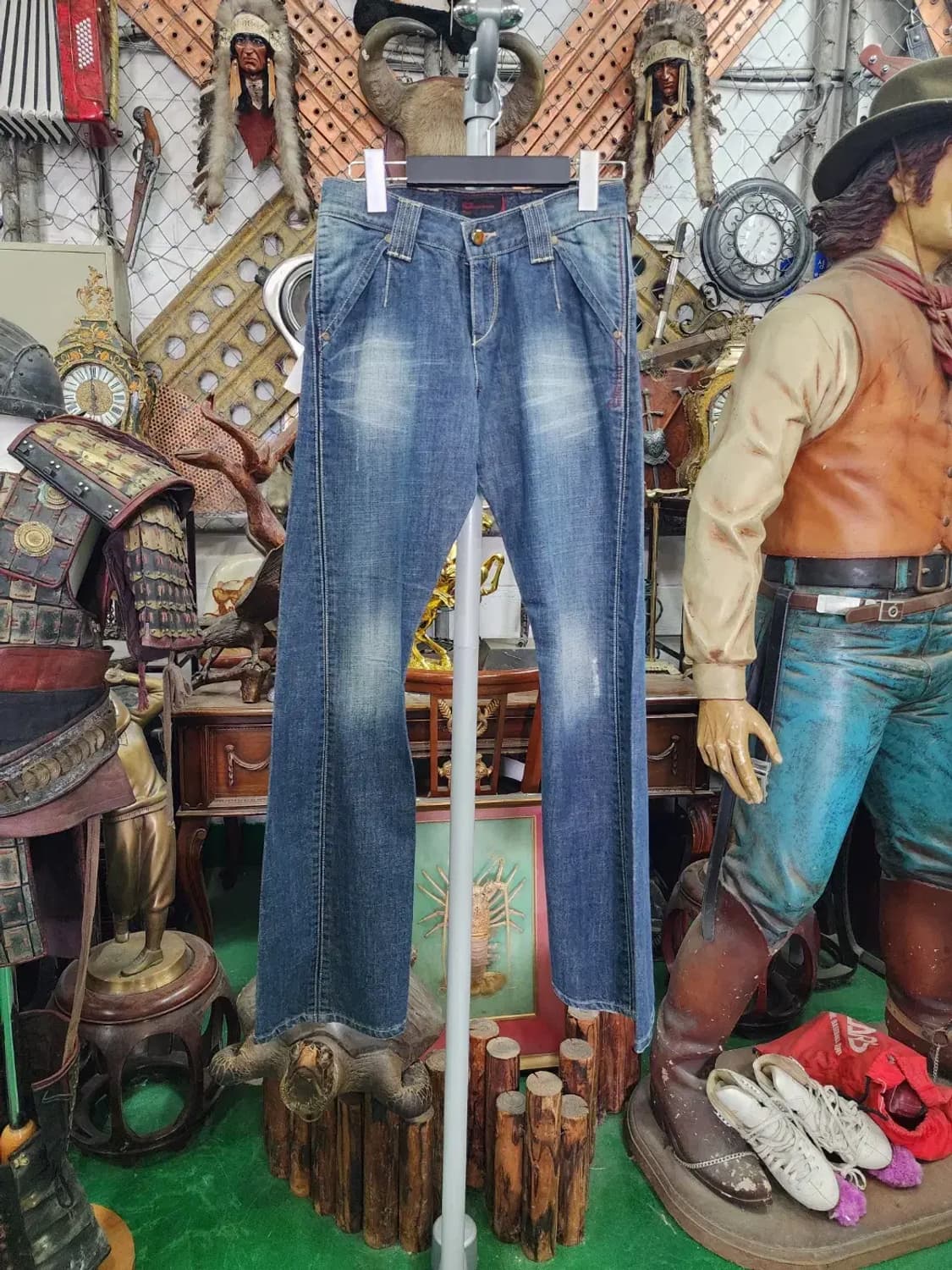 [Levis] 리바이스 엔지니어드진 여성 구제 부츠컷 청바지 w67/86 상품이미지1