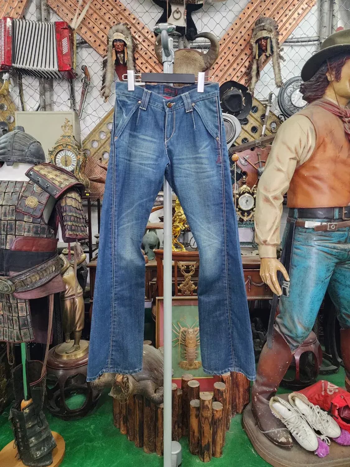 [Levis] 리바이스 엔지니어드진 여성 구제 부츠컷 청바지w67/92 상품이미지1