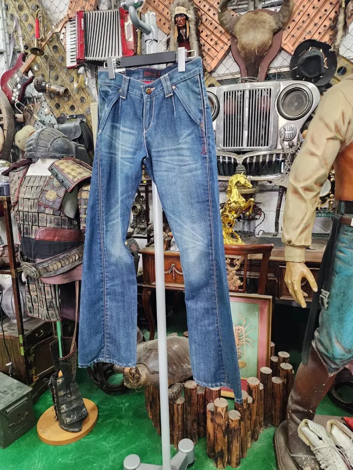 [Levis] 리바이스 엔지니어드진 여성 구제 부츠컷 청바지w67/92 상품이미지3