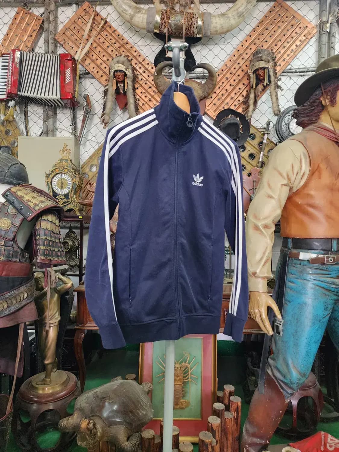 [adidas] 아디다스 유로파 삼선 트랙탑 져지 네이비 100 상품이미지4