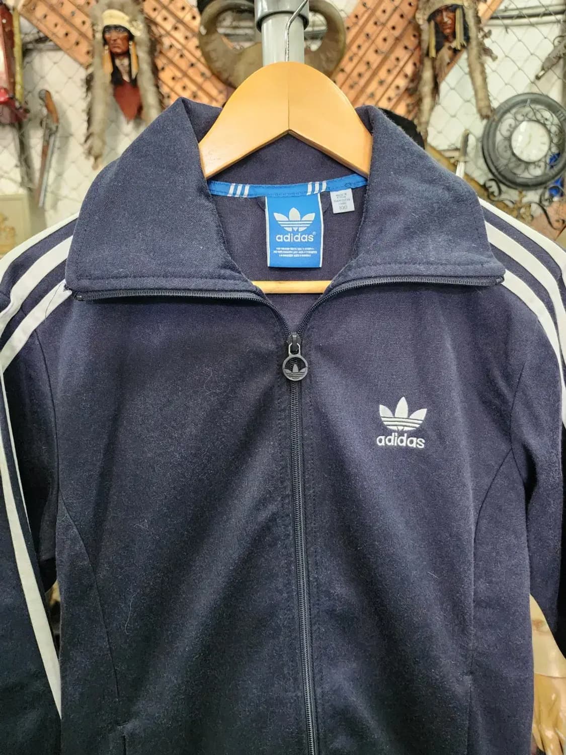 [adidas] 아디다스 유로파 삼선 트랙탑 져지 네이비 100 상품이미지5