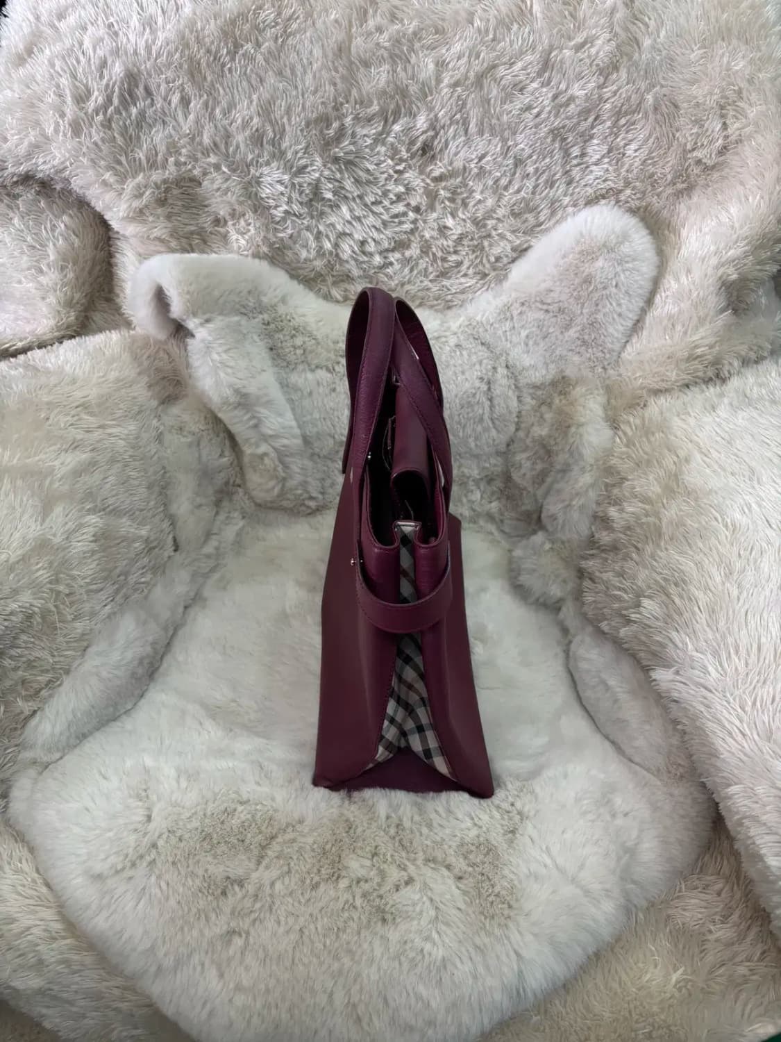 버건디 닥스 토드백 상품이미지3