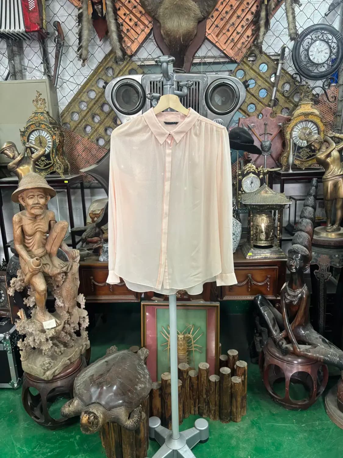 시슬리(Sisley) 시스루 블라우스 상품이미지1