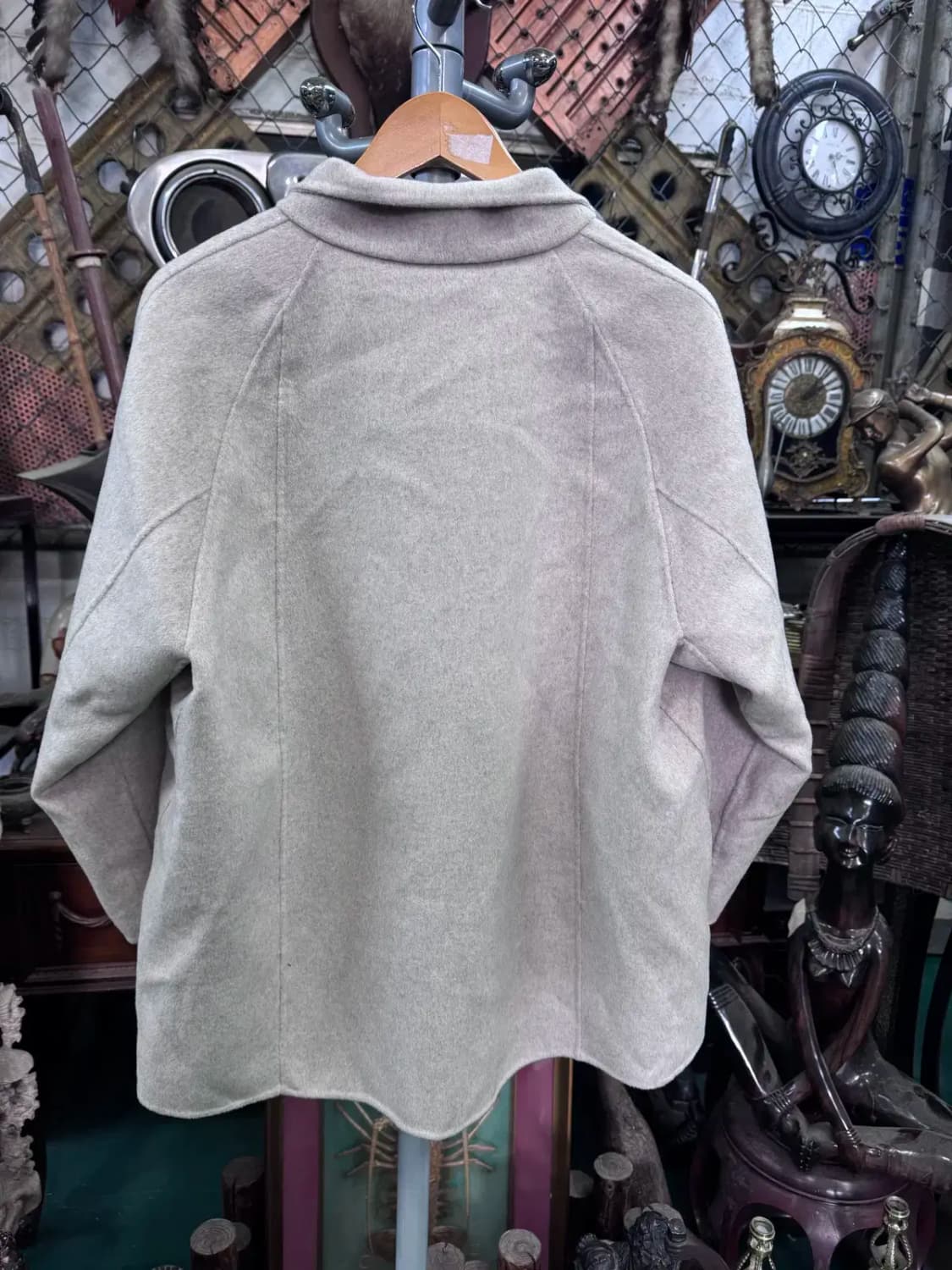 쉬즈미스 SHESMISS 울자켓 캐시미어 아이보리 싱글 코트 상품이미지3