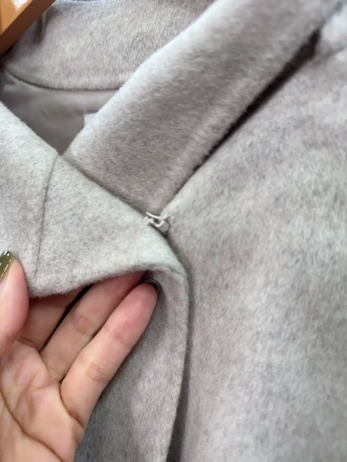 쉬즈미스 SHESMISS 울자켓 캐시미어 아이보리 싱글 코트 상품이미지7