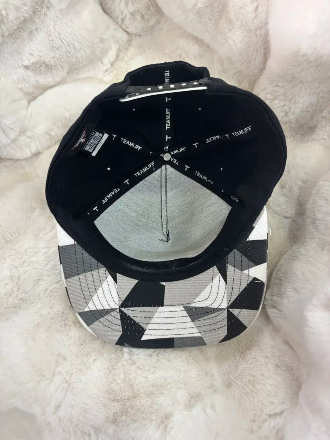 팀라이프(TEAMLIFE) 팬더 로고 스냅백 모자 상품이미지3