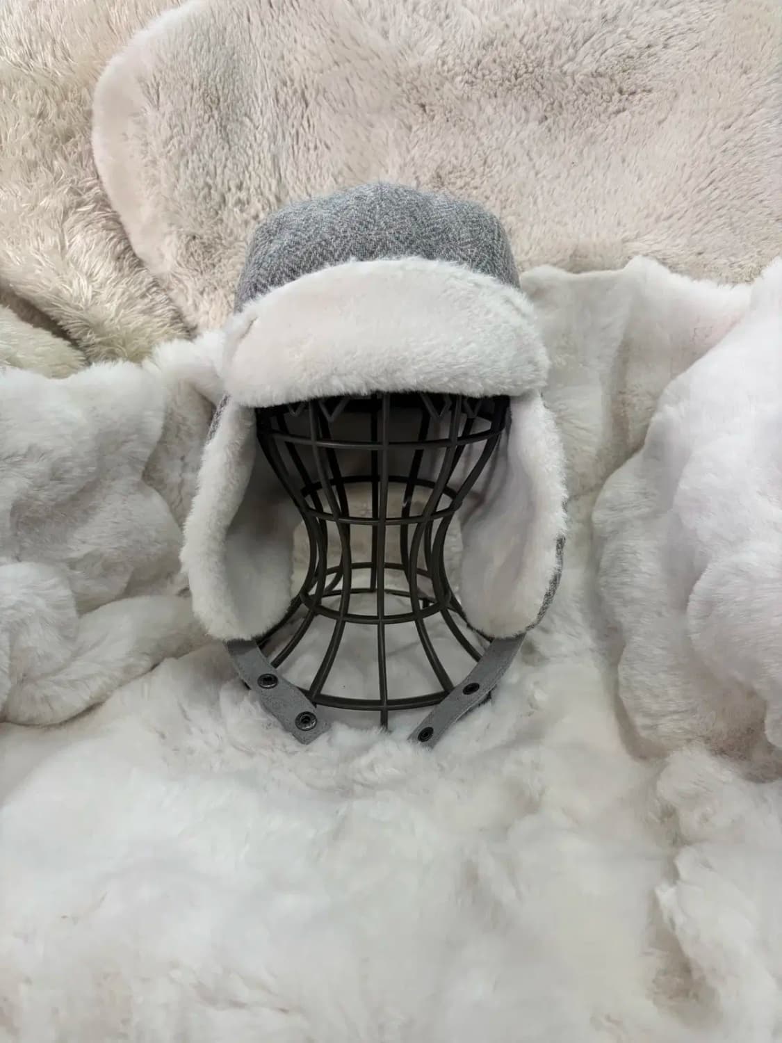 해리스 트위드 100% 울 귀도리 모자 상품이미지1