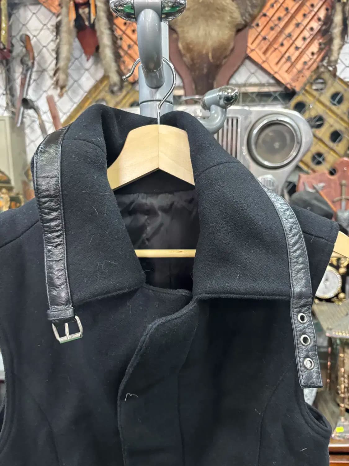 퓨에르옴므 남성 모직 조끼 베스트-텍 있는 새상품 상품이미지2