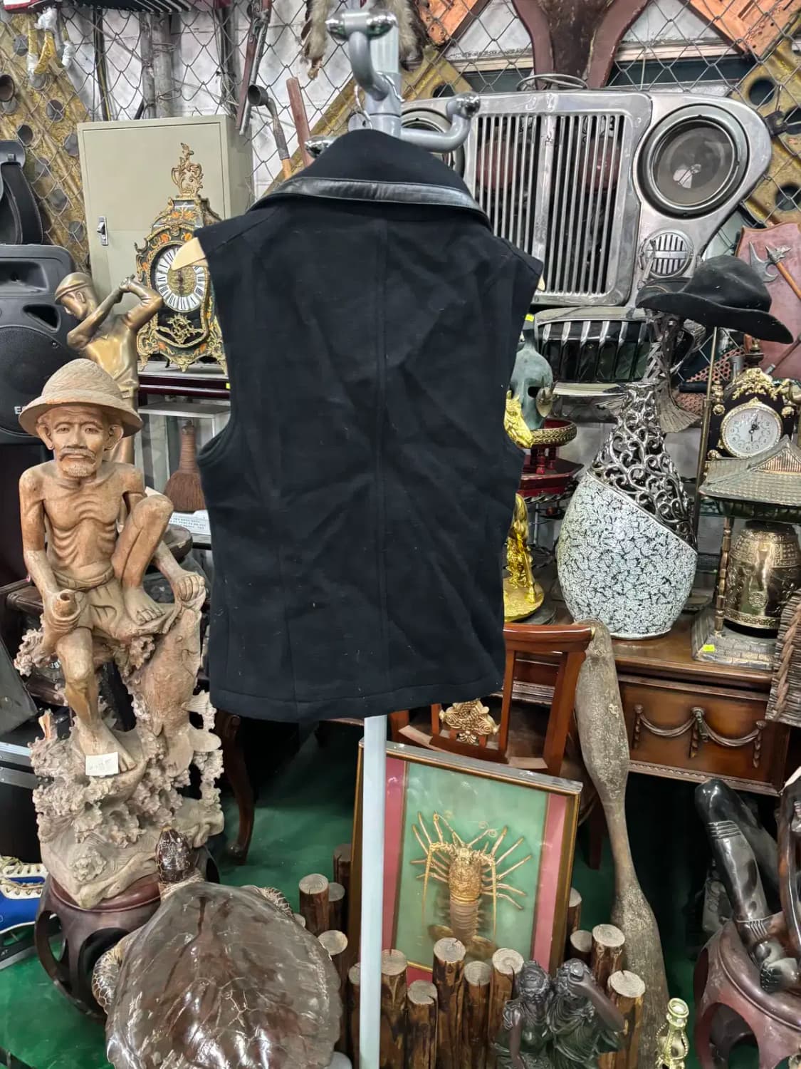 퓨에르옴므 남성 모직 조끼 베스트-텍 있는 새상품 상품이미지4