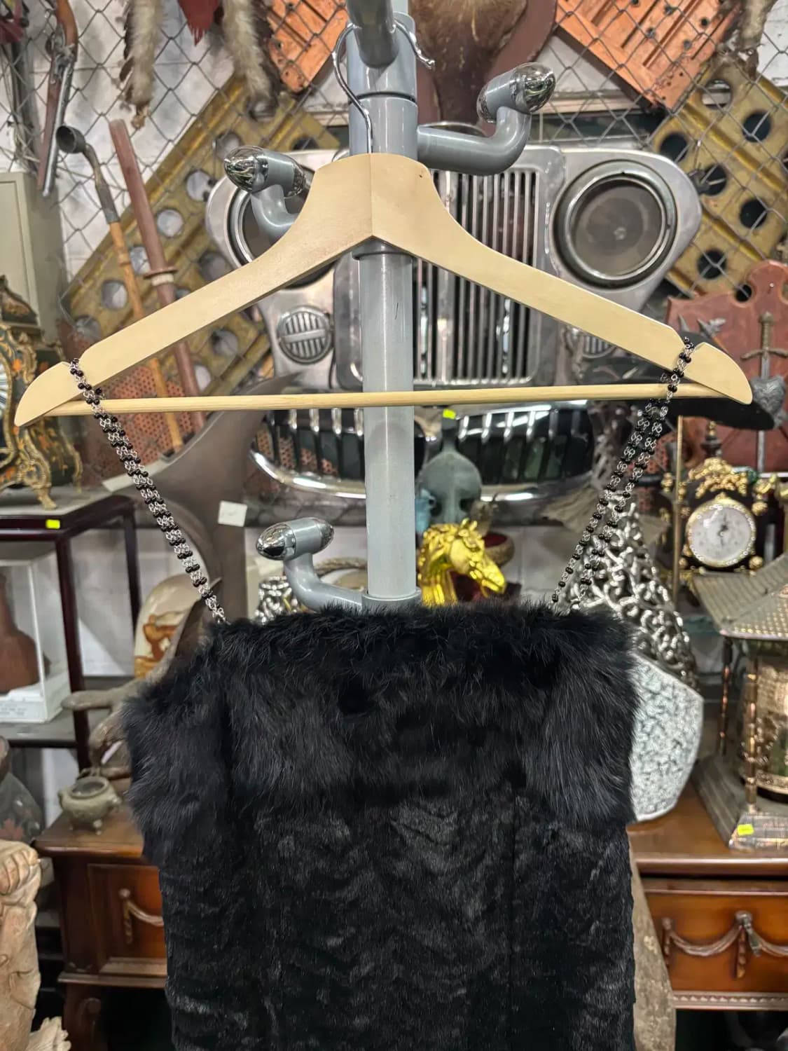 파시미나  인조 모피 나시 드레스 원피스  55-작은 66 상품이미지2