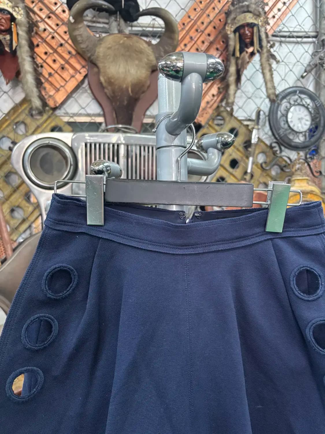 마인 사이드 펀칭 치마 반바지 상품이미지2