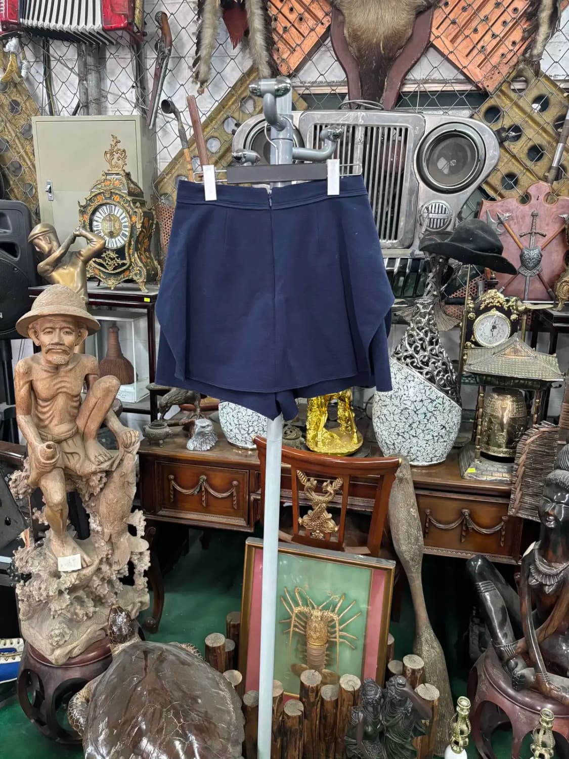 마인 사이드 펀칭 치마 반바지 상품이미지4