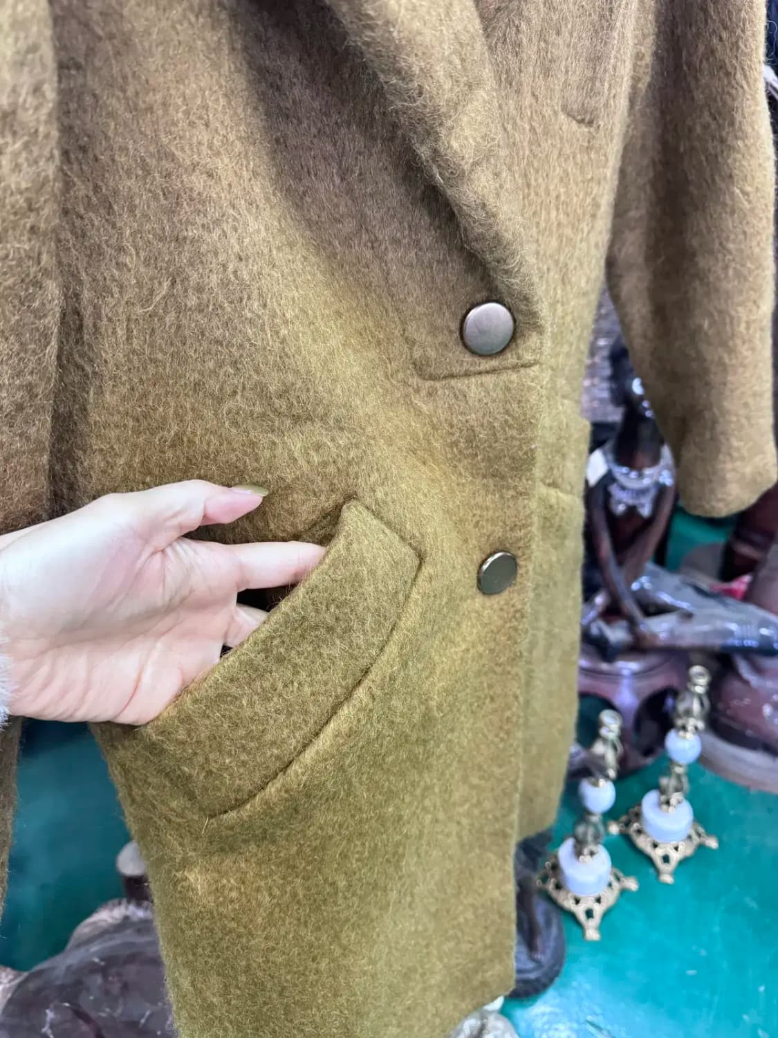 오즈세컨 모직겨울자켓 여성코트 (모자털부착가능) 상품이미지8