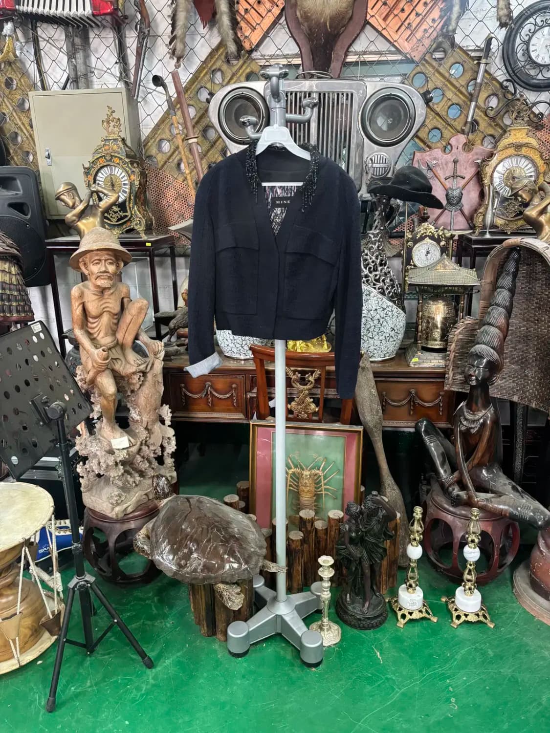 마인 트위드 크롭 자켓 S 상품이미지1