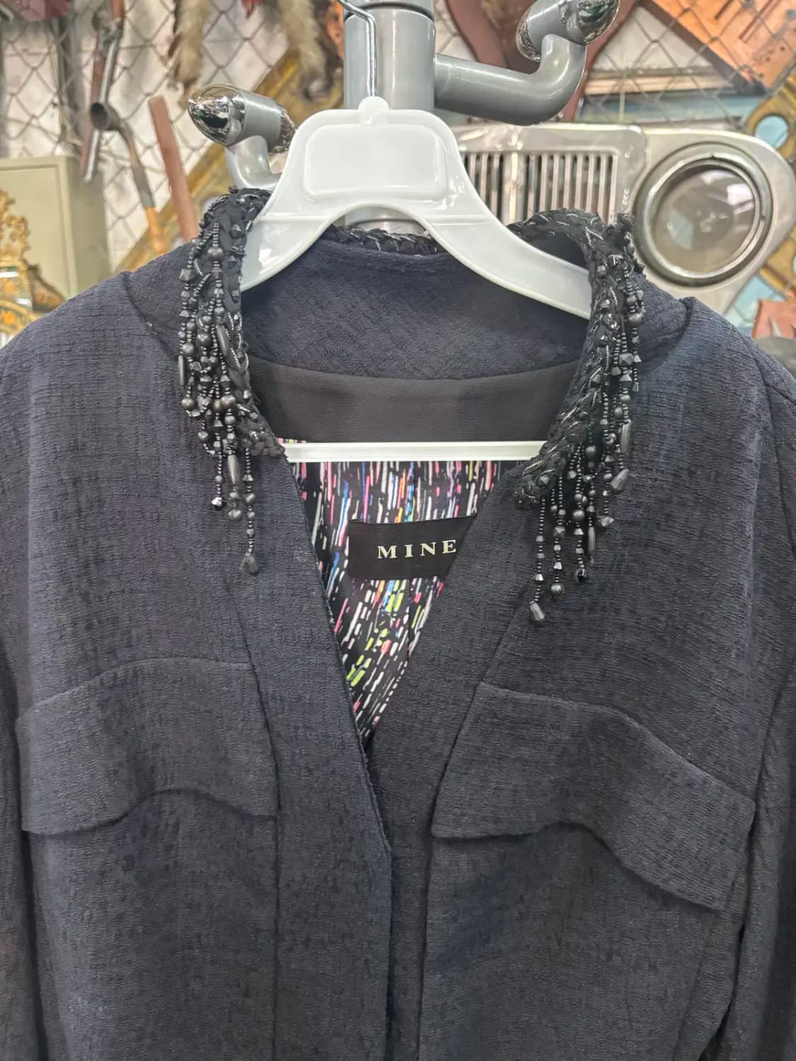 마인 트위드 크롭 자켓 S 상품이미지2