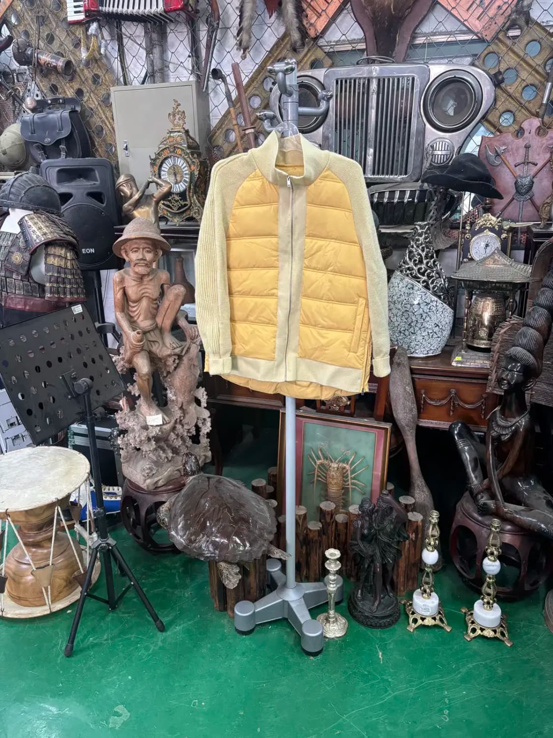 LBL 니트 배색 패딩 66 상품이미지1