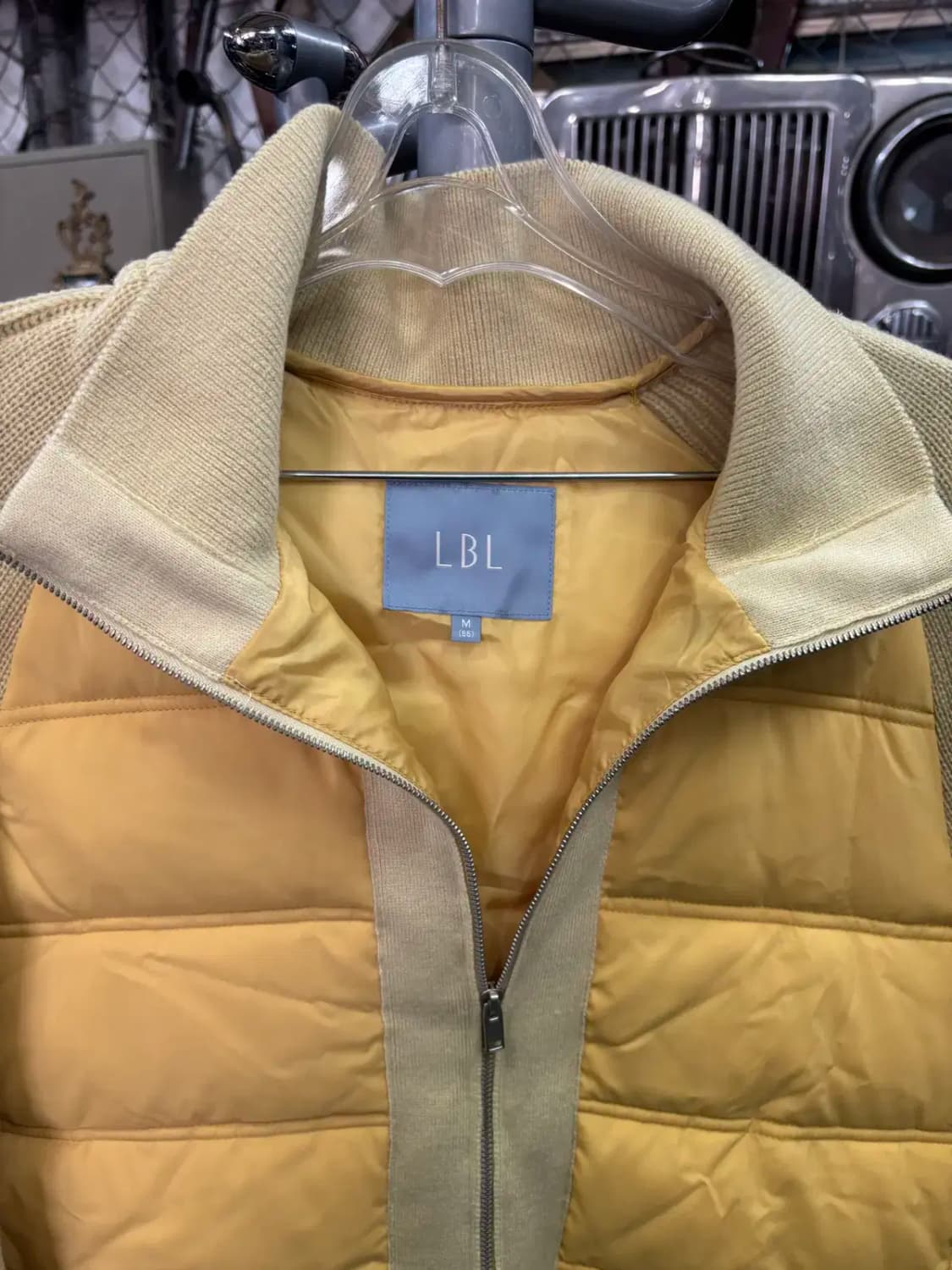 LBL 니트 배색 패딩 66 상품이미지2