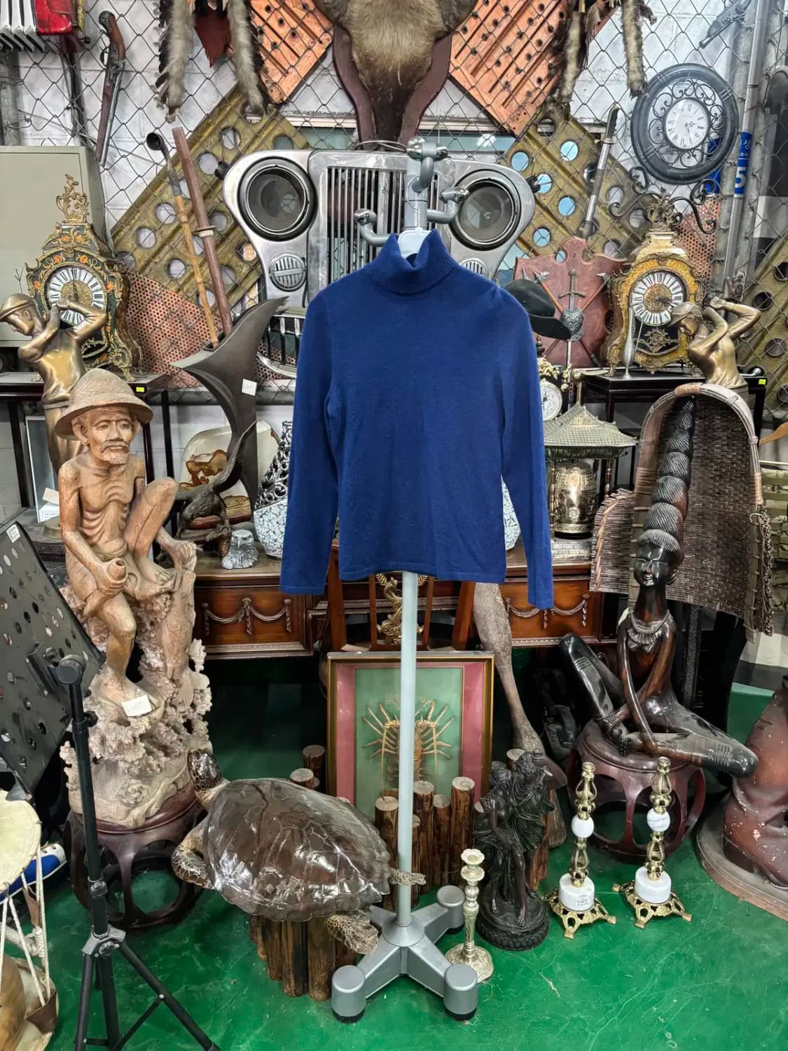 로드앤테일러 캐시미어 100% 목폴라 스웨터 상품이미지1