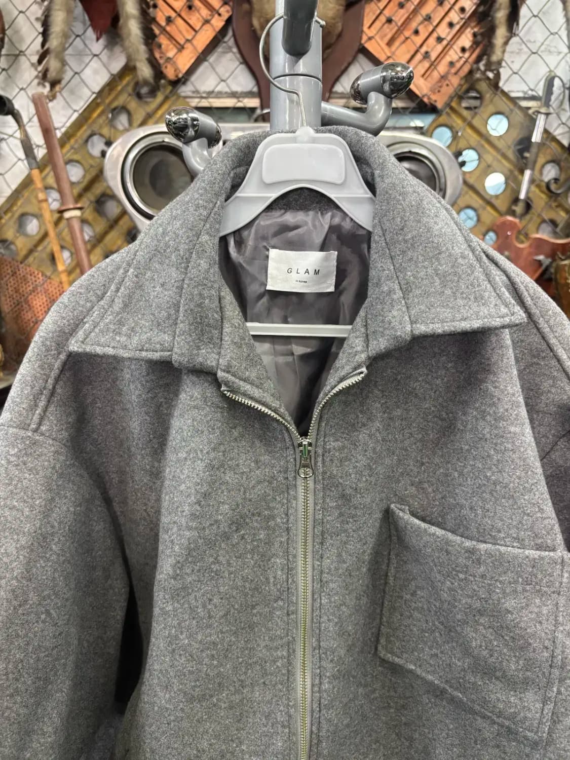 GLAM 글렘 남자 자켓 모직 자켓 싱글 자켓 Free 상품이미지2