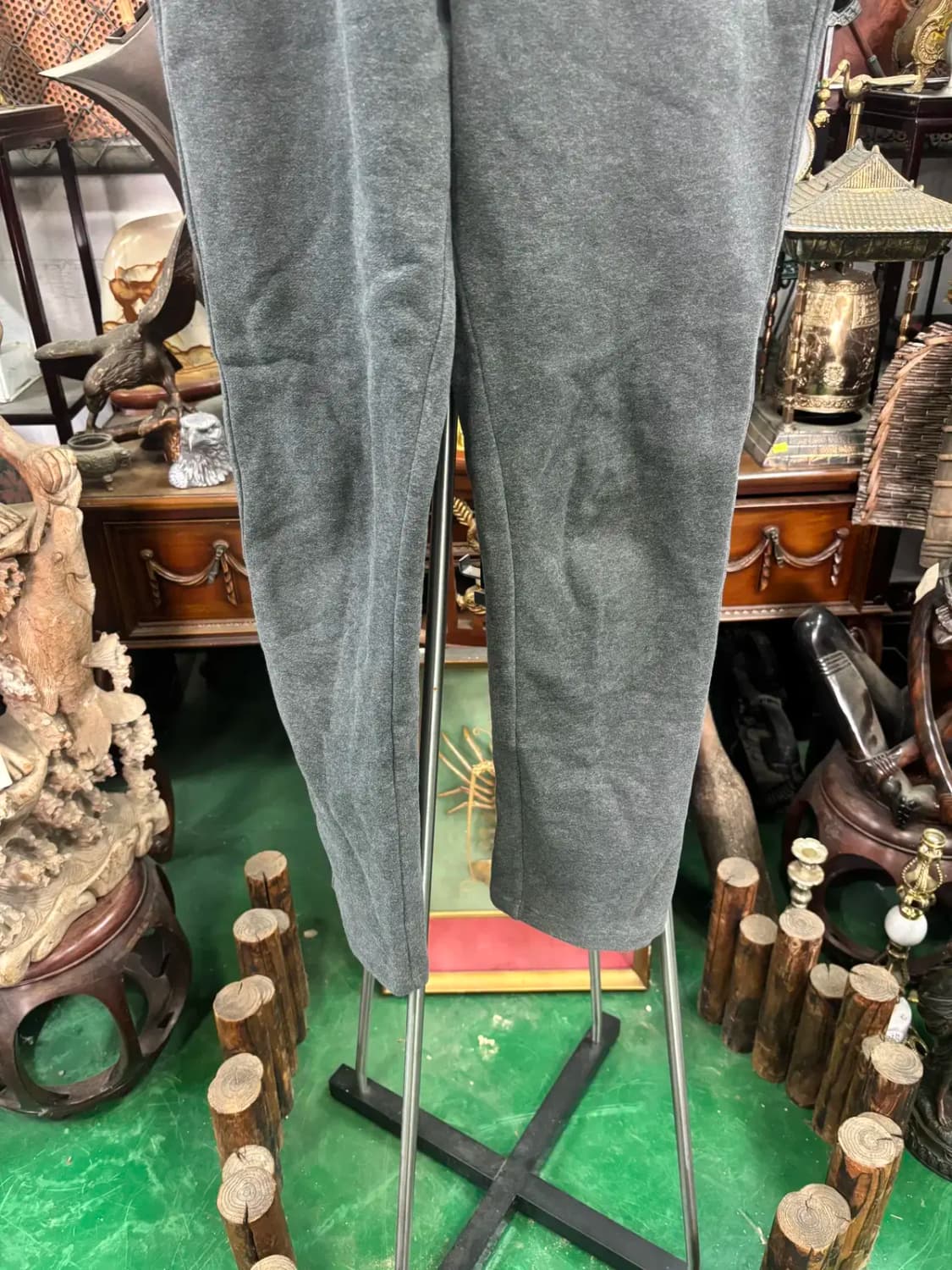 르꼬끄 남녀공용 기모 트레이닝복 바지 진그레이 L 상품이미지3