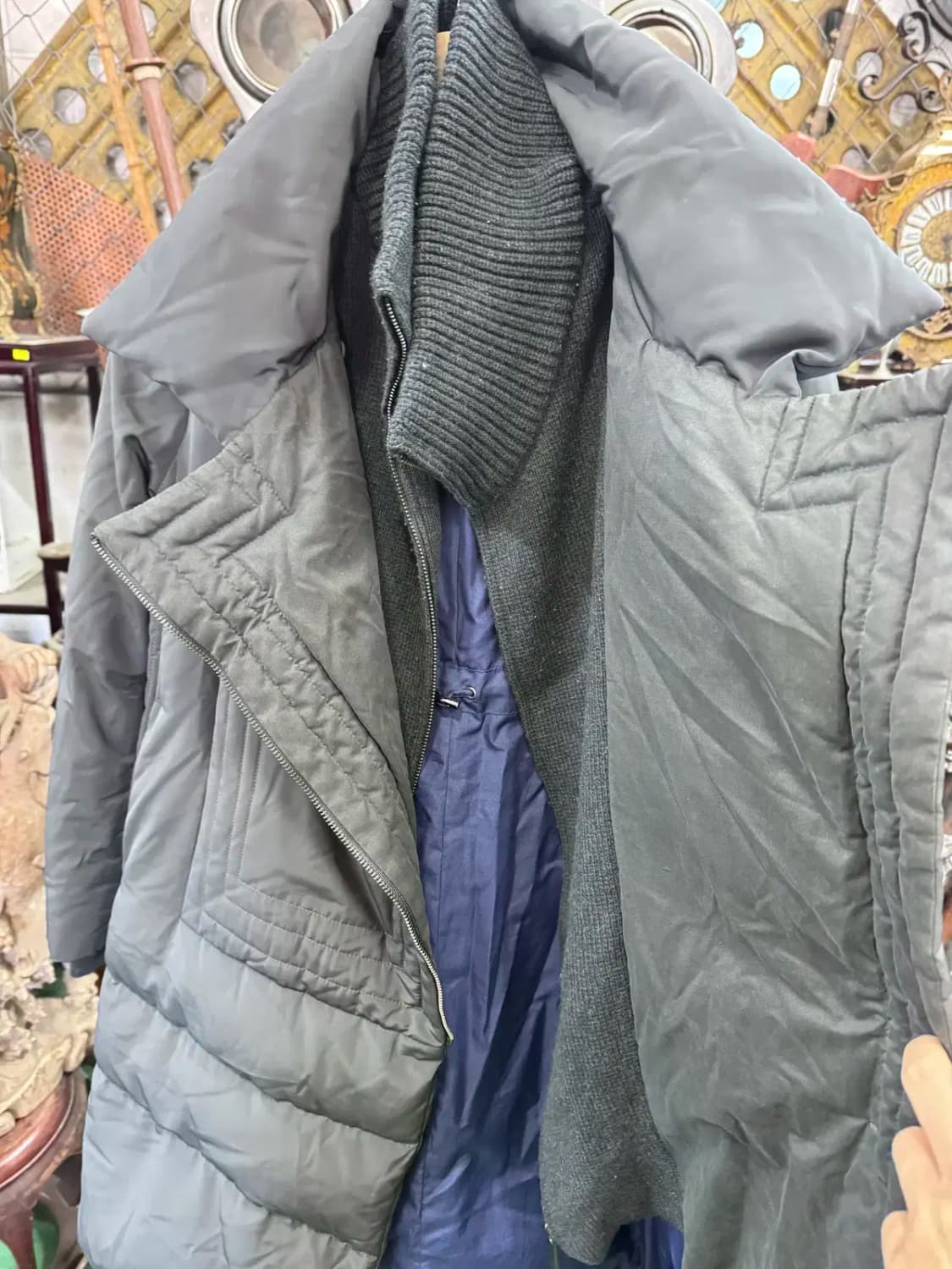 구호 (kuho) 니트  패딩 덕다운 여성 겨울 자켓 상품이미지2