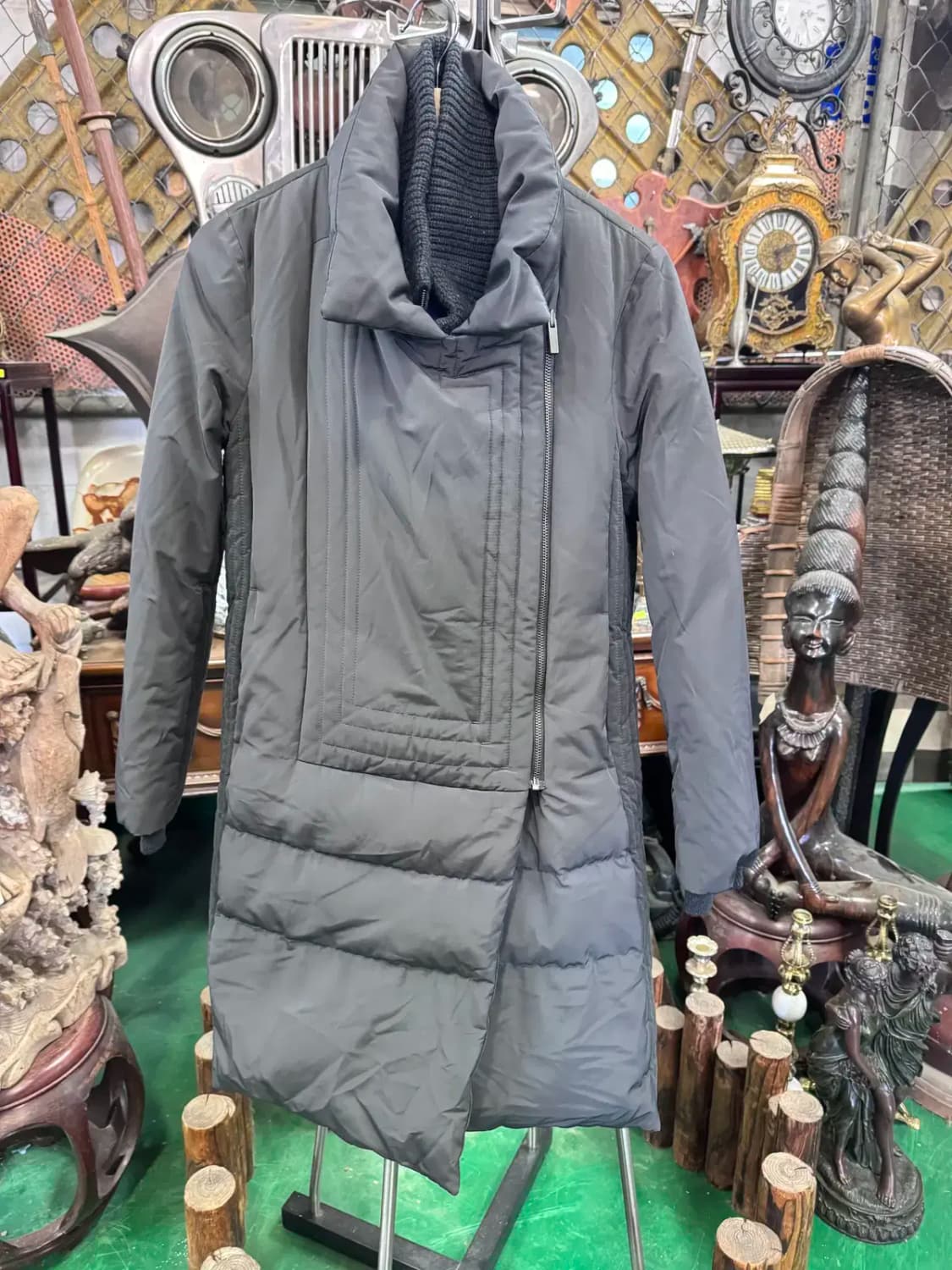 구호 (kuho) 니트  패딩 덕다운 여성 겨울 자켓 상품이미지5