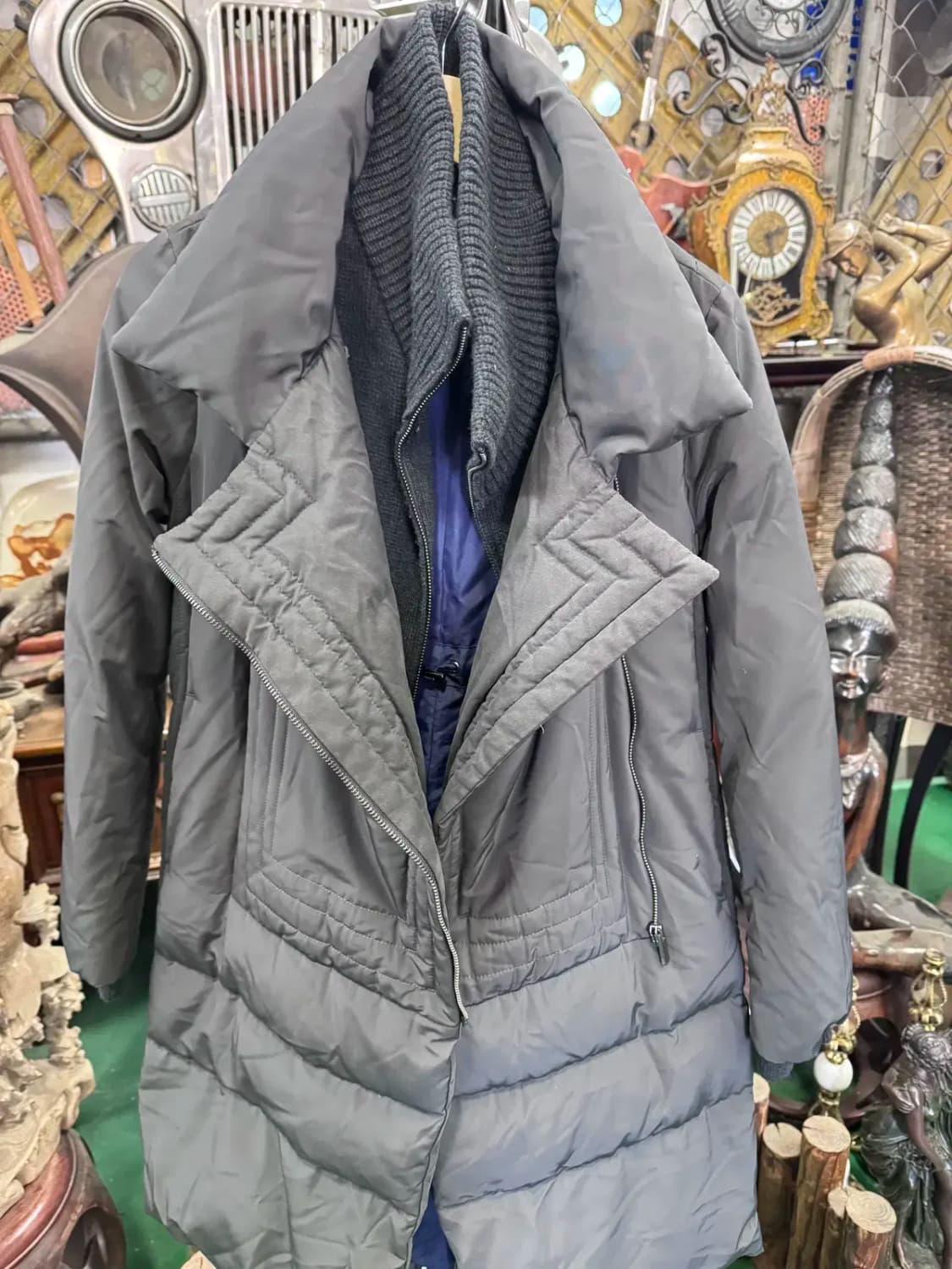 구호 (kuho) 니트  패딩 덕다운 여성 겨울 자켓 상품이미지6