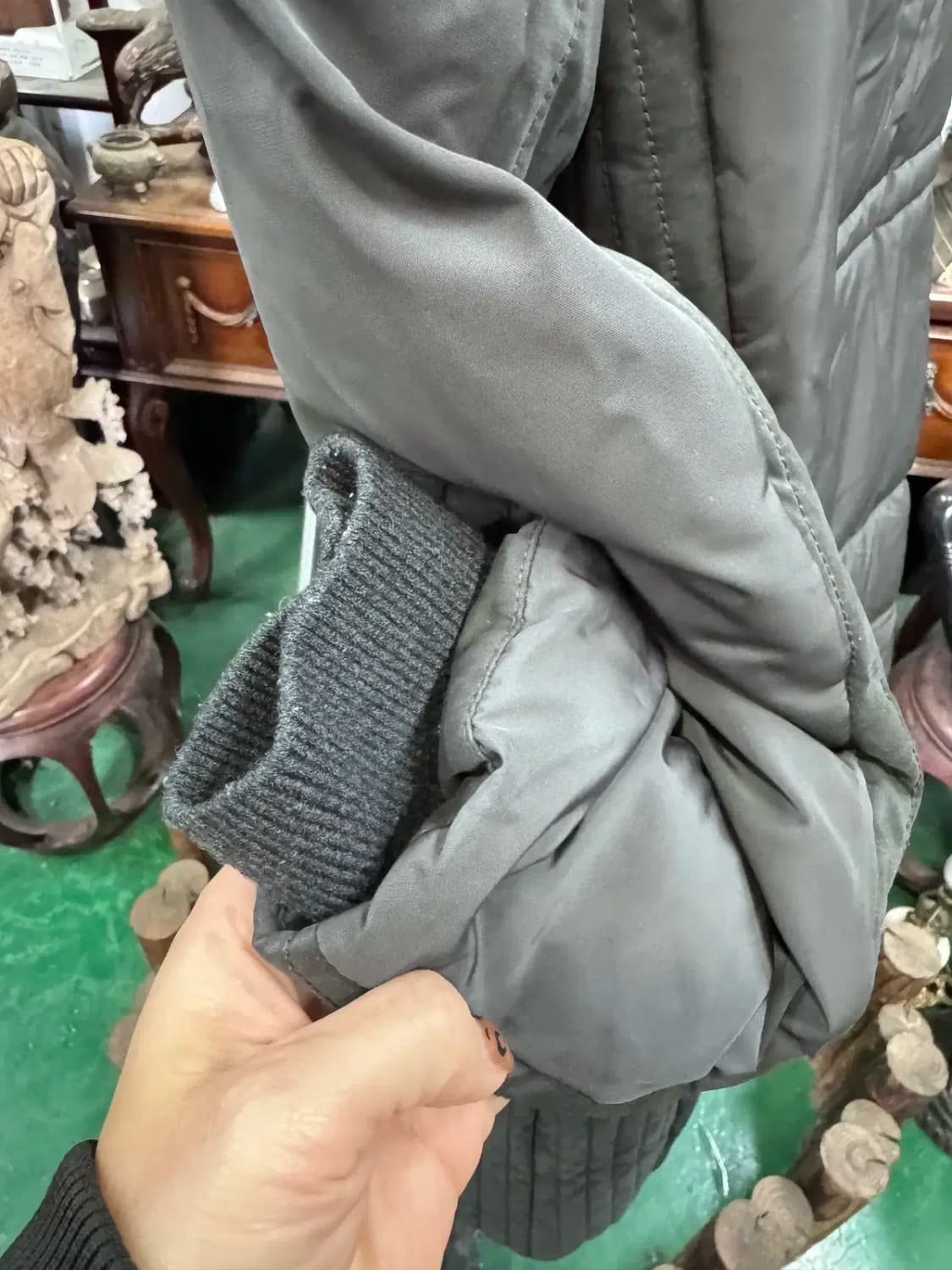 구호 (kuho) 니트  패딩 덕다운 여성 겨울 자켓 상품이미지7