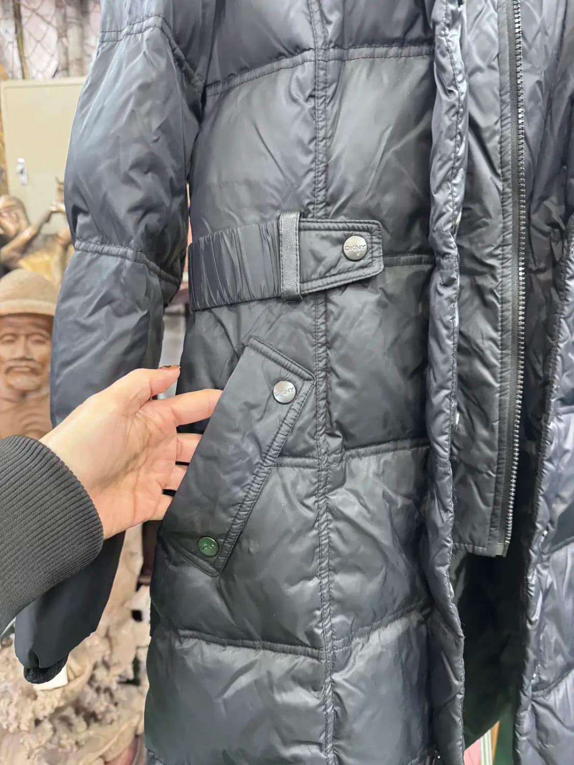 DKNY 여성용 다운 패딩 (블랙) S 사이즈 상품이미지5