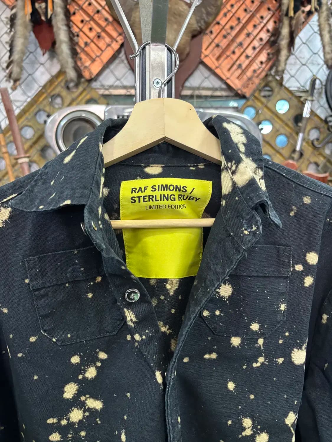 라프시몬스 스털링루비 셔츠 44 블랙 상품이미지2