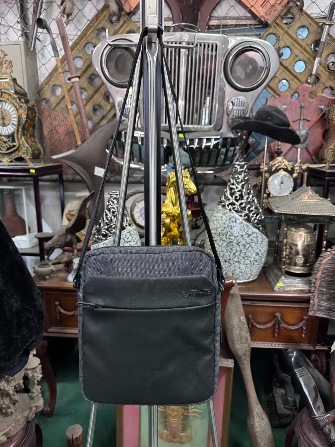 빈폴 블랙 남성 오피스 블랙 크로스백 상품이미지2