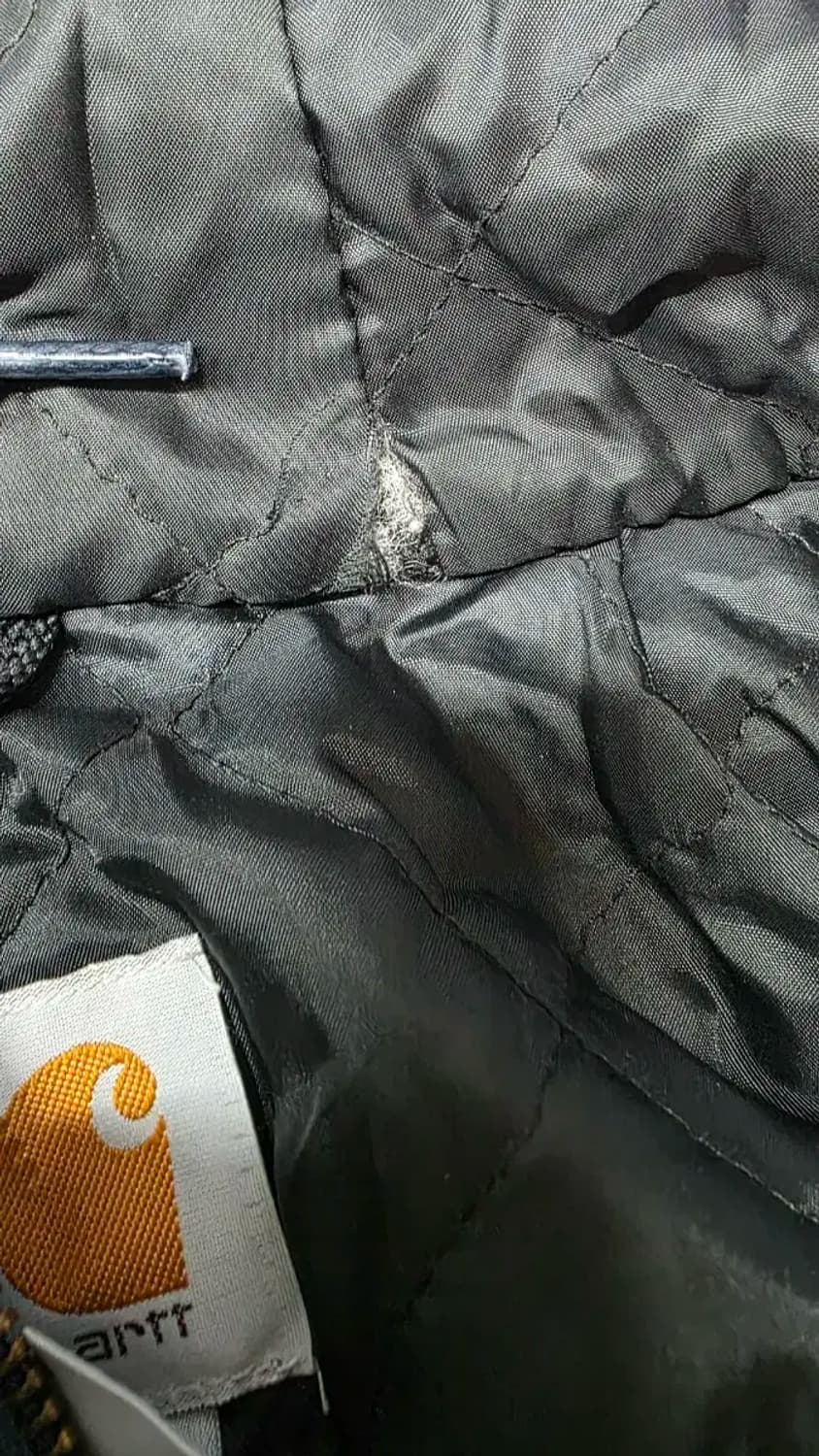 칼하트 레인디펜더 워크웨어 써멀 후드집업 네이비 상품이미지5