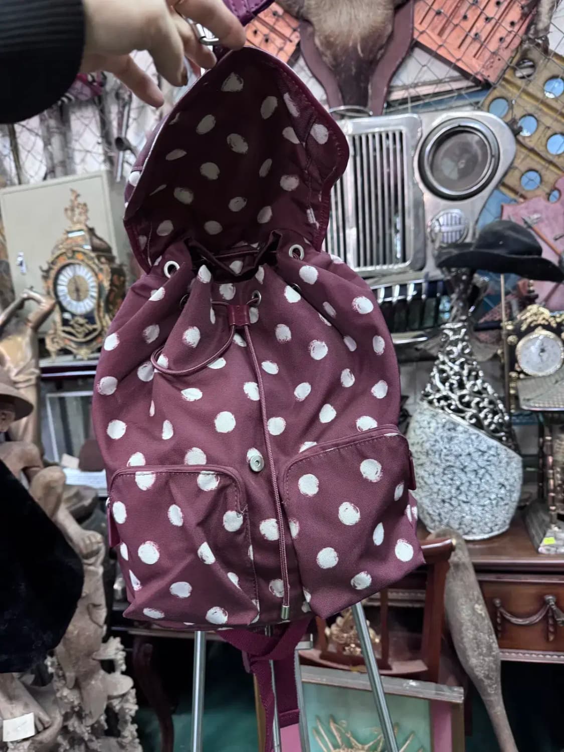 캐스키드슨 스머지 스팟 버클 백팩 미니백 상품이미지6