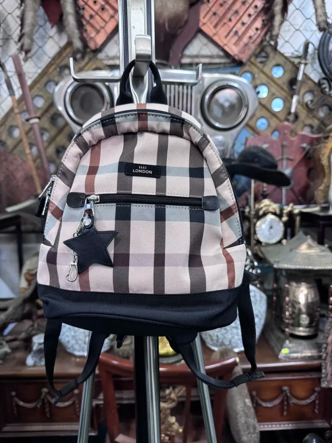 닥스키즈 하우스체크 미니 백팩 상품이미지2