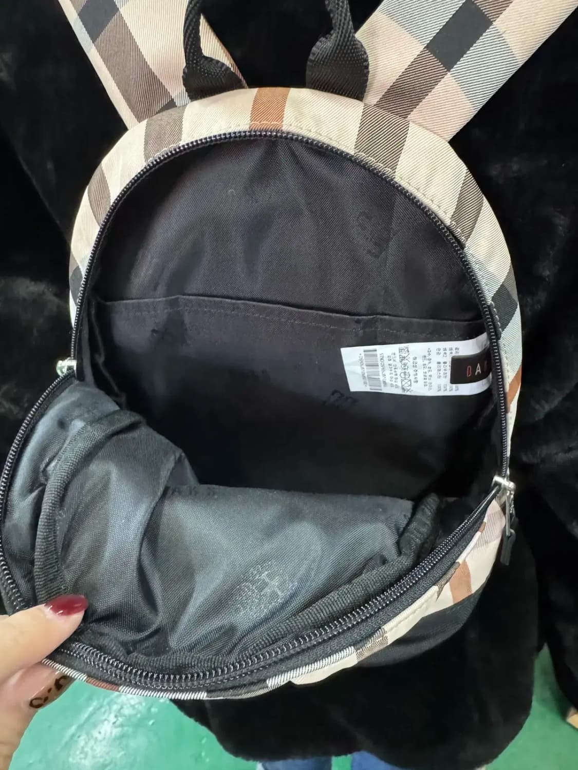 닥스키즈 하우스체크 미니 백팩 상품이미지4