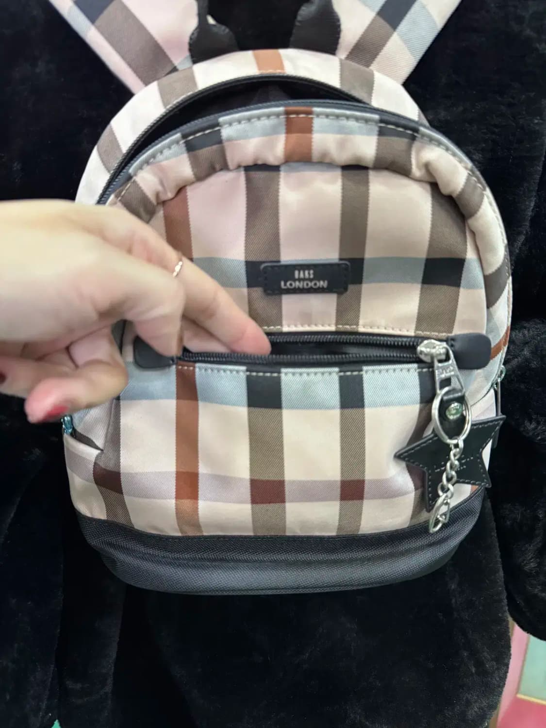 닥스키즈 하우스체크 미니 백팩 상품이미지5