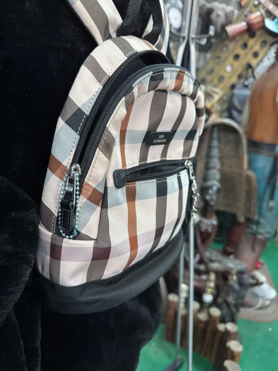 닥스키즈 하우스체크 미니 백팩 상품이미지6