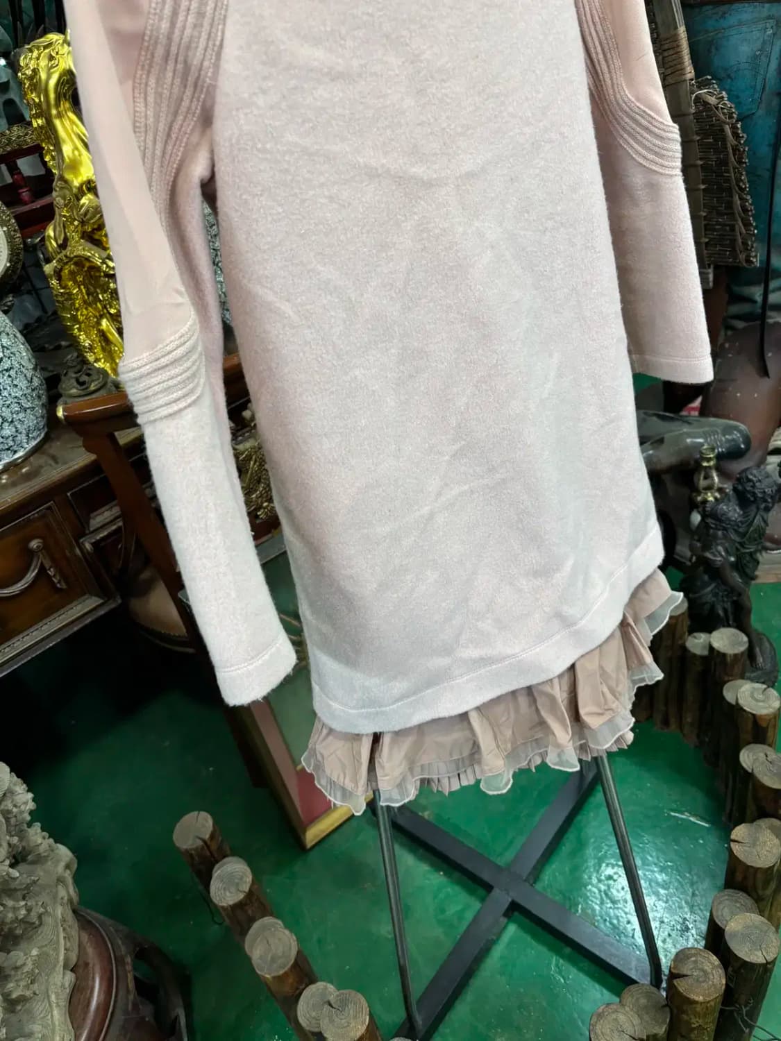 오즈세컨 플레어 기모 원피스 상품이미지3