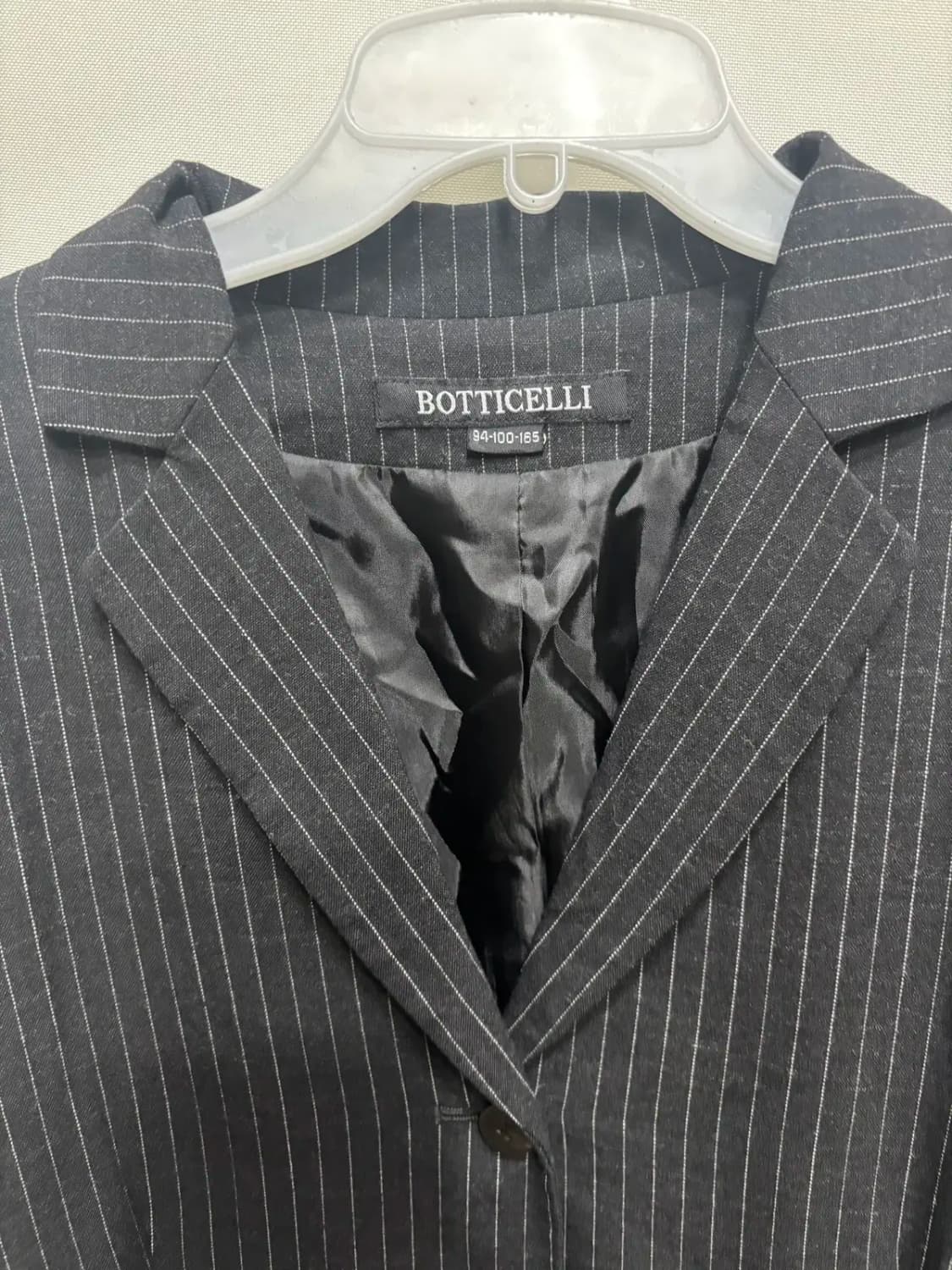 보티첼리 스트라이프 블랙 정장 자켓 77 상품이미지2