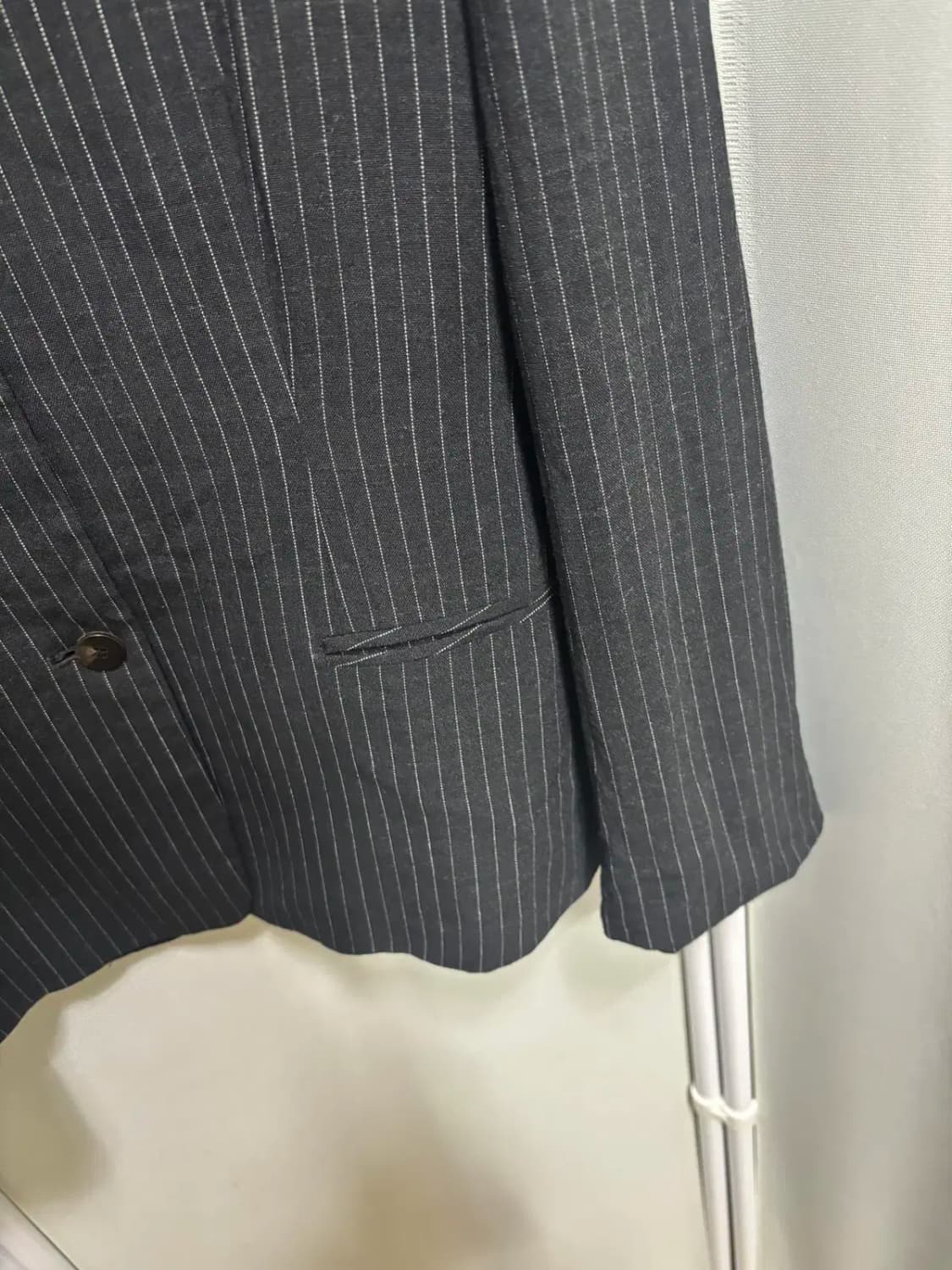 보티첼리 스트라이프 블랙 정장 자켓 77 상품이미지3