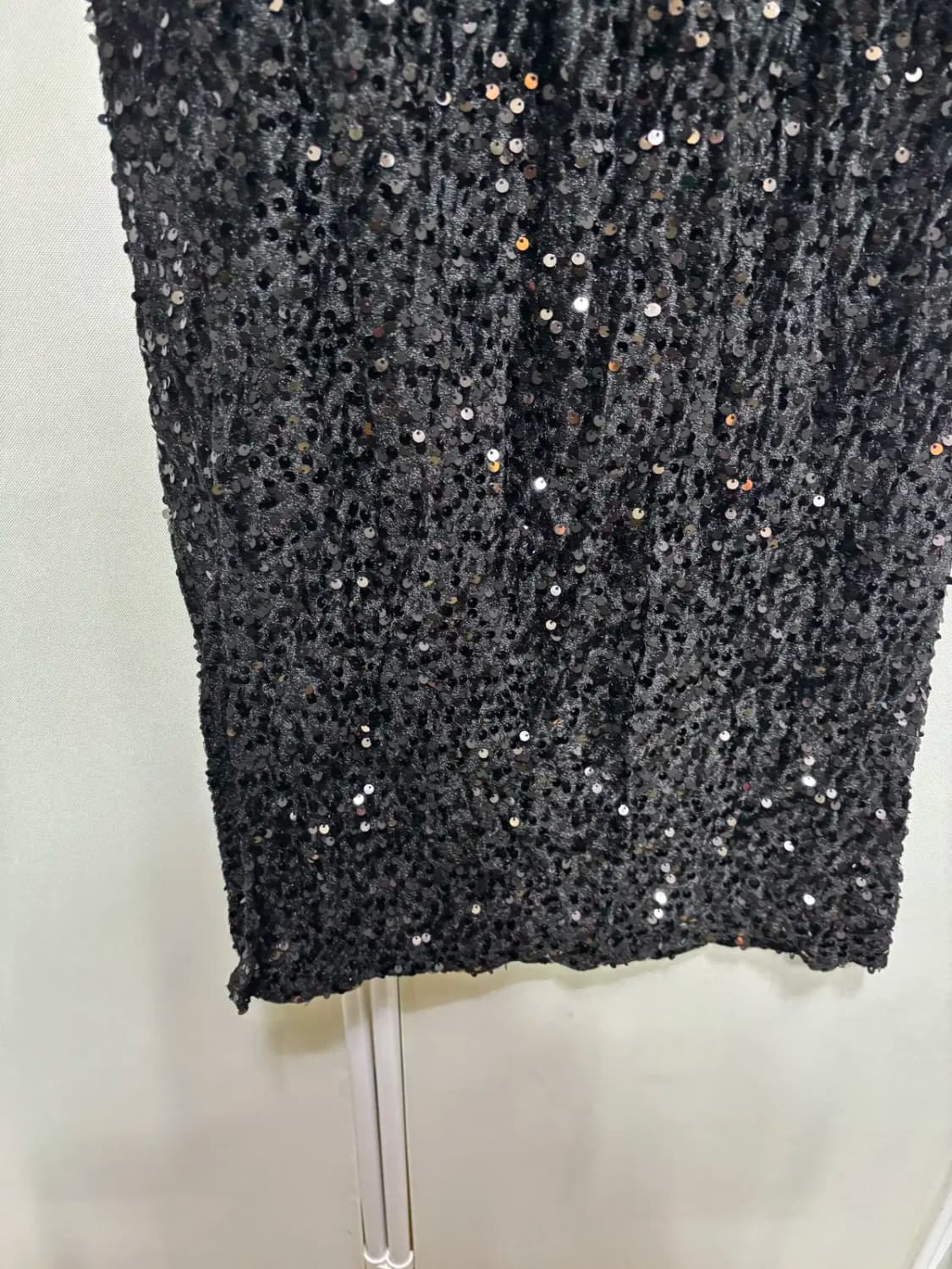 스팽클 블랙 롱 치마 스커트 상품이미지3