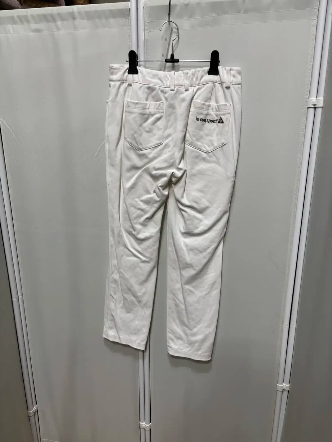 르꼬끄 사이드 포켓 지퍼 포인트 화이트 바지 27 상품이미지4