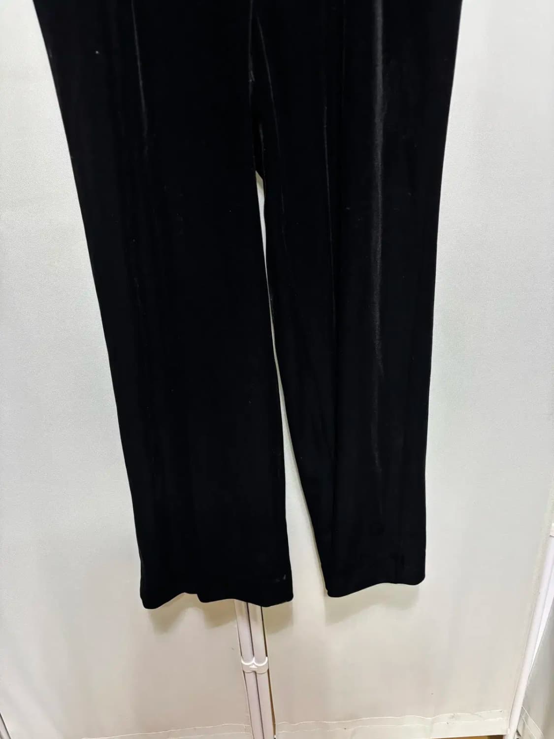 성미 울 100% 벨벳 일자 통바지 상품이미지3