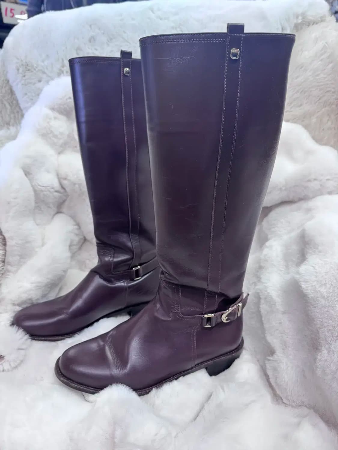 모디아티코 MODIATTICO 브라운 롱부츠 상품이미지1