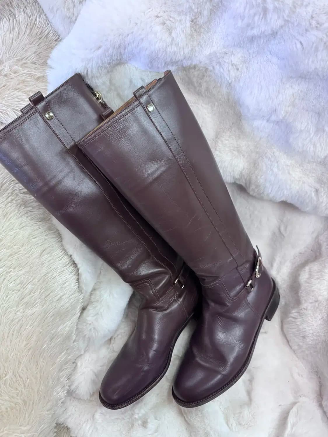 모디아티코 MODIATTICO 브라운 롱부츠 상품이미지2