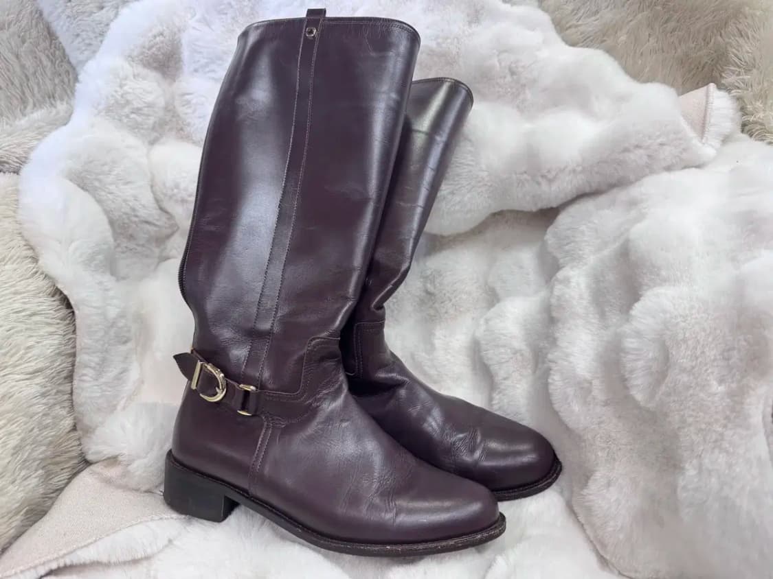 모디아티코 MODIATTICO 브라운 롱부츠 상품이미지5