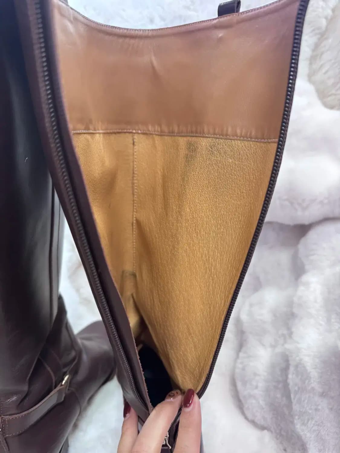 모디아티코 MODIATTICO 브라운 롱부츠 상품이미지7