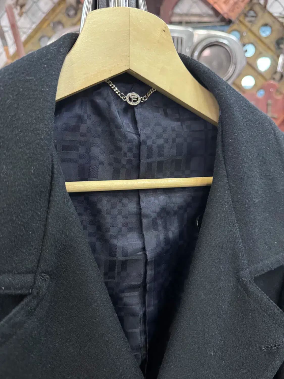 지이크 파렌하이트 남성 캐시미어 정장 코트 상품이미지4