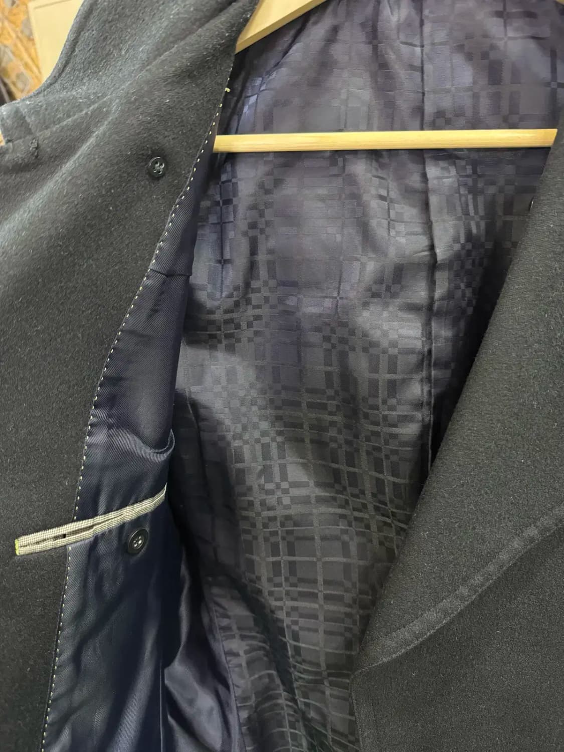 지이크 파렌하이트 남성 캐시미어 정장 코트 상품이미지6